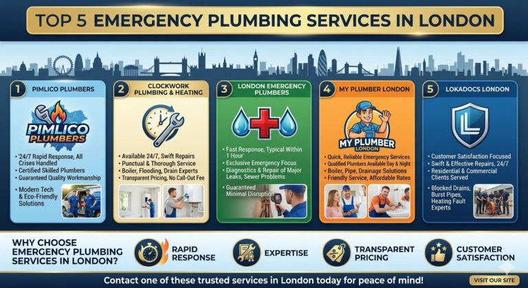 Emergency Plumbing Services in London