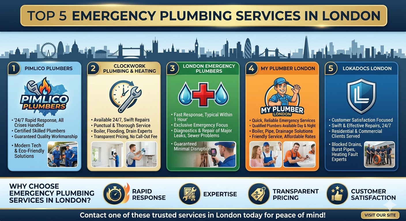Emergency Plumbing Services in London