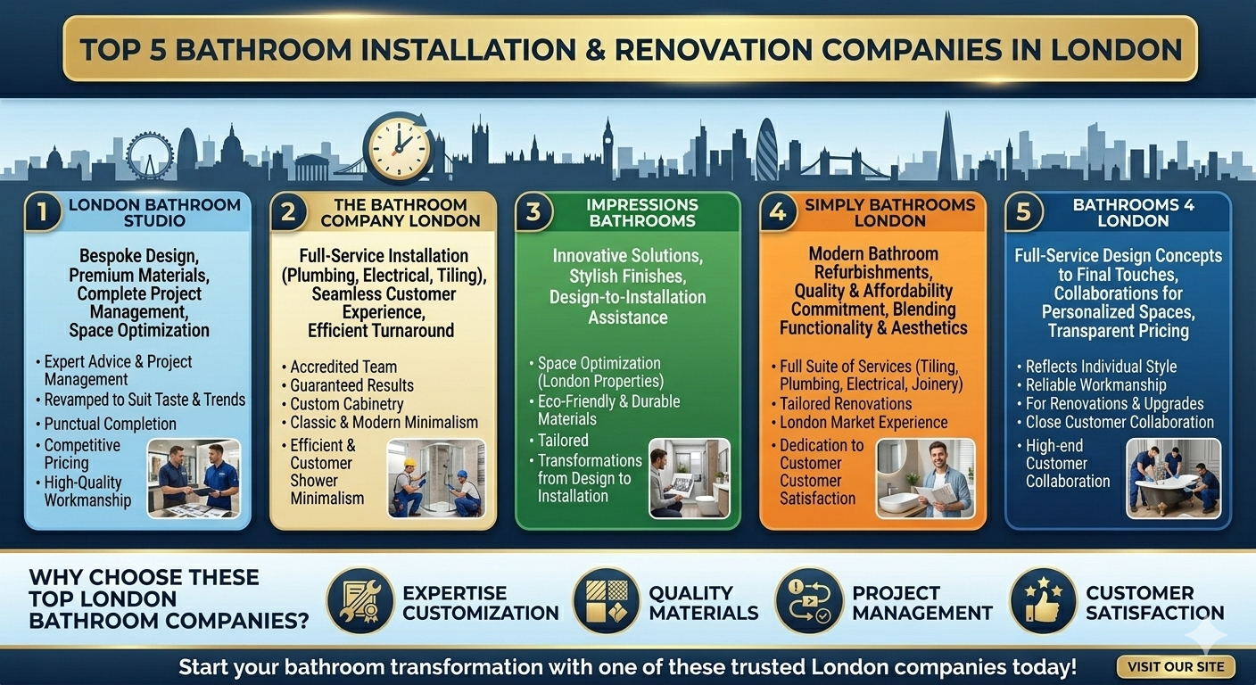 Bathroom Installation and Renovation in London