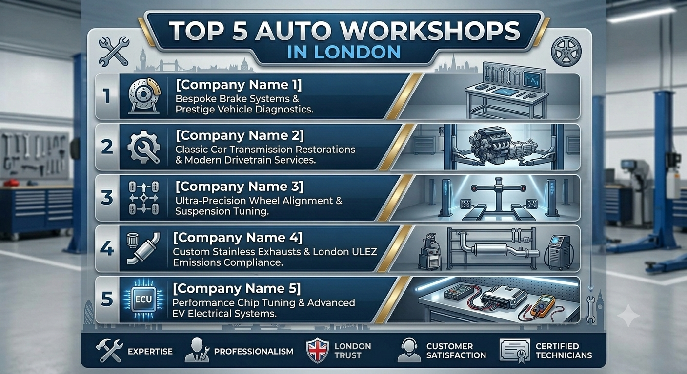Auto workshop and garage in London